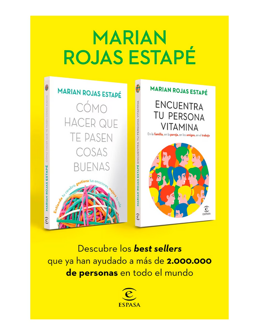Estuche Cómo hacer que te pasen cosas buenas + Encuentra tu persona vitamina - Marian Rojas