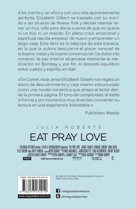 Comer, Rezar, Amar - Elizabeth Gilbert