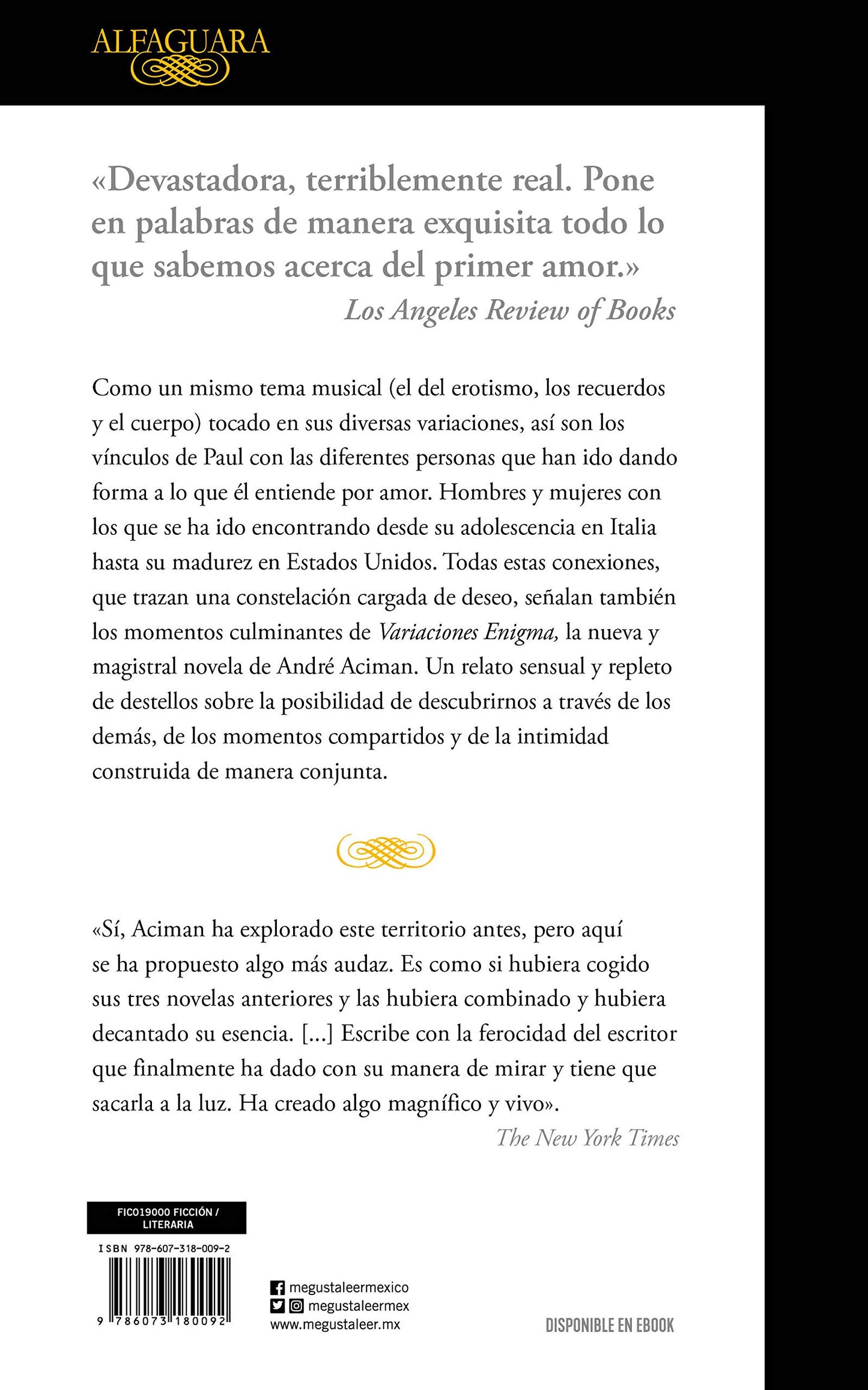 Variaciones Enigma - Andre Aciman