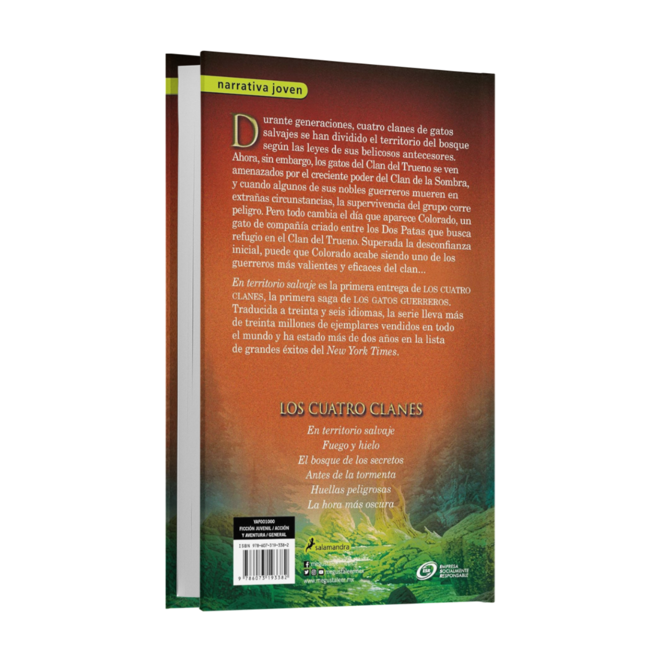 En Territorio Salvaje / Los Gatos Guerreros. Los Cuatro Clanes / Vol. 1 - Erin Hunter