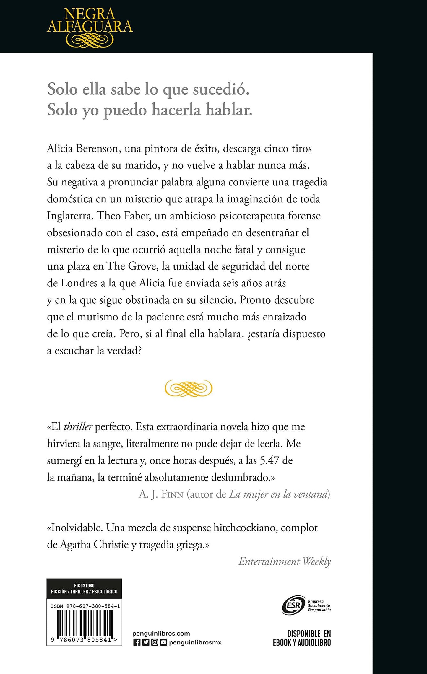 La Paciente Silenciosa - Alex Michaelides
