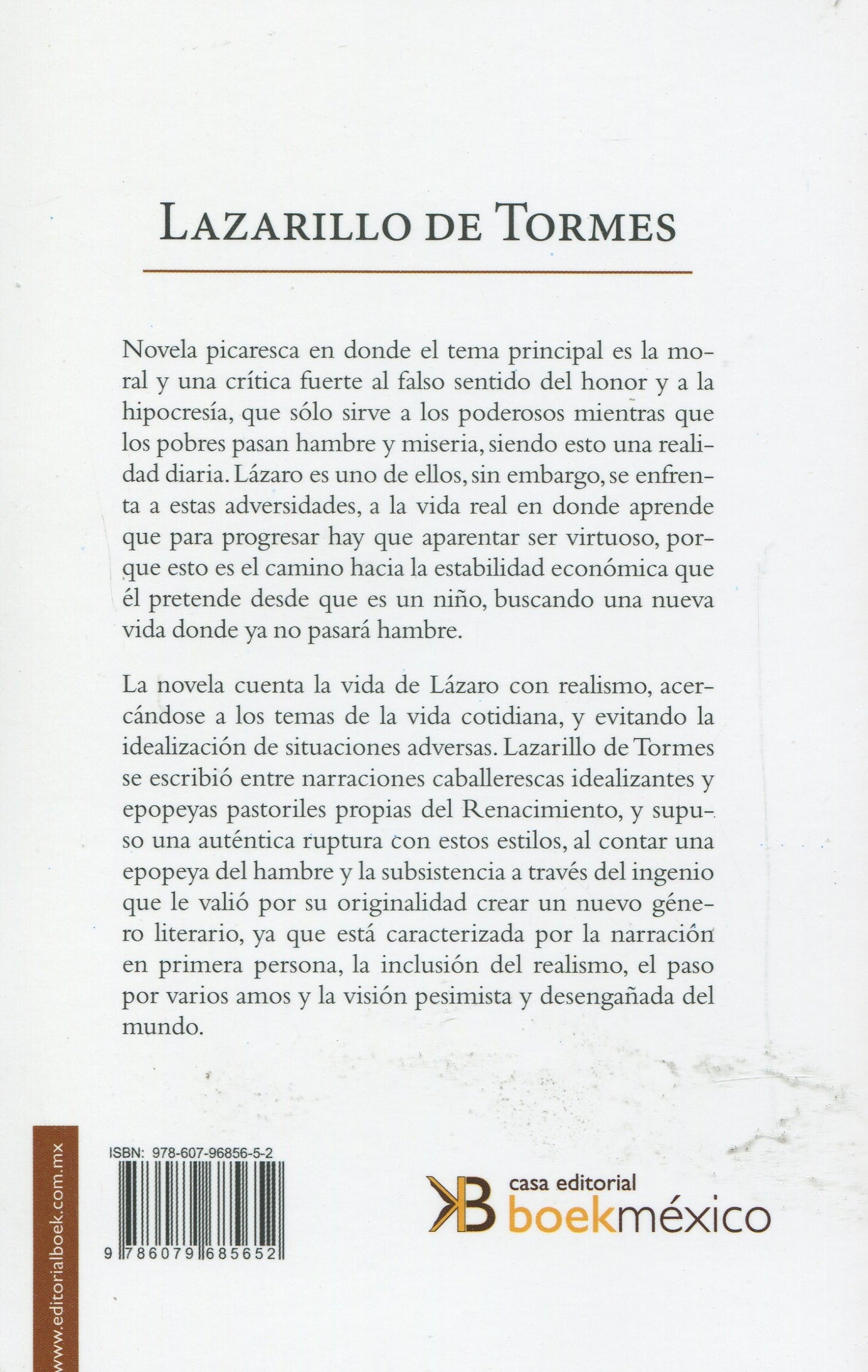 Lazarillo De Tormes