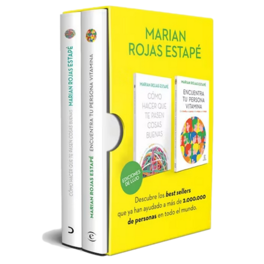 Estuche Cómo hacer que te pasen cosas buenas + Encuentra tu persona vitamina - Marian Rojas