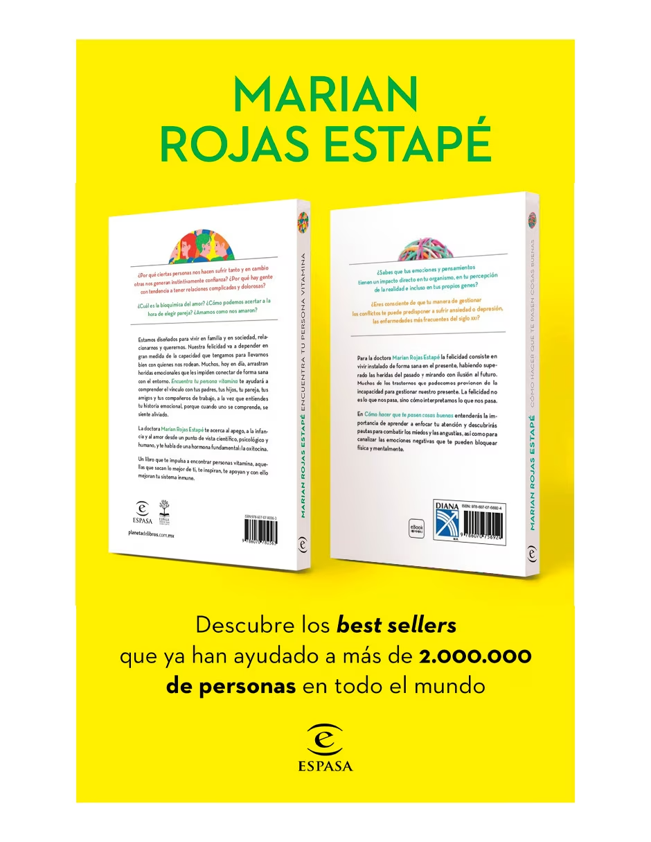 Estuche Cómo hacer que te pasen cosas buenas + Encuentra tu persona vitamina - Marian Rojas