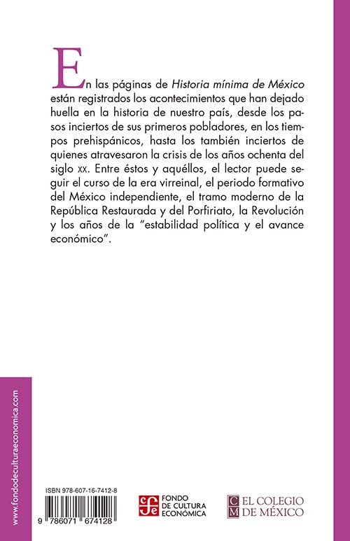 Historia Mínima De México - Daniel Cosio Villegas
