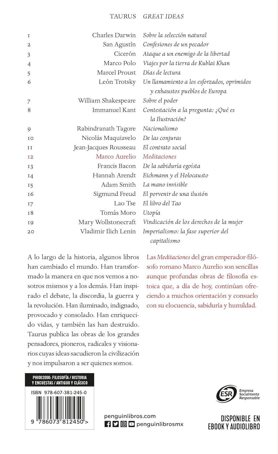 Meditaciones - Marco Aurelio