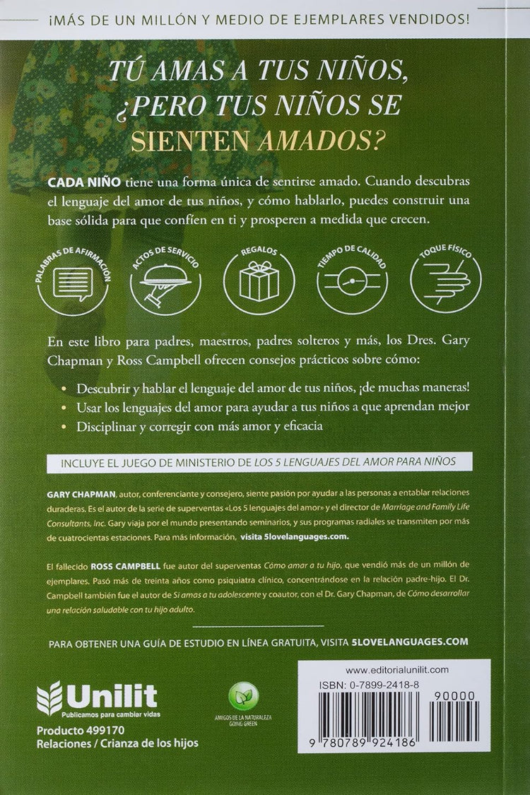 5 Lenguajes Del Amor De Los Niños - Gary Chapman