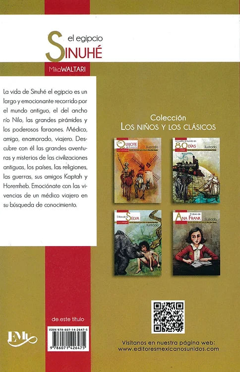 Sinuhé, El Egipcio Ilustrado - Mika Waltari