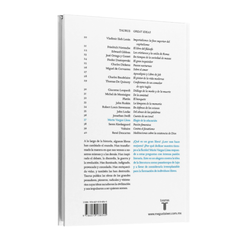 Elogio De La Educación - Mario Vargas Llosa