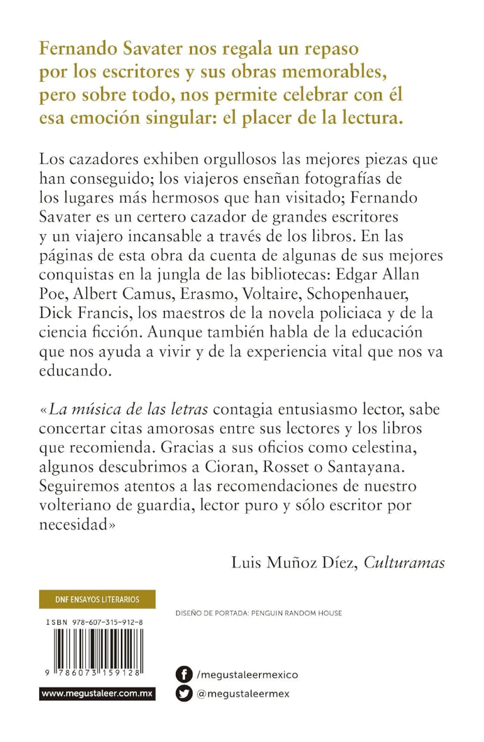 La Música de las letras - Fernando Savater