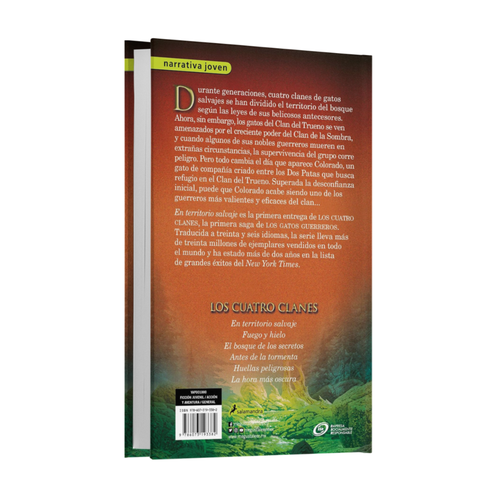 En Territorio Salvaje / Los Gatos Guerreros. Los Cuatro Clanes / Vol. 1 - Erin Hunter