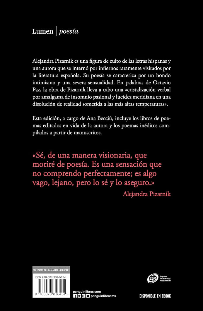 Poesía Completa - Alejandra Pizarnik