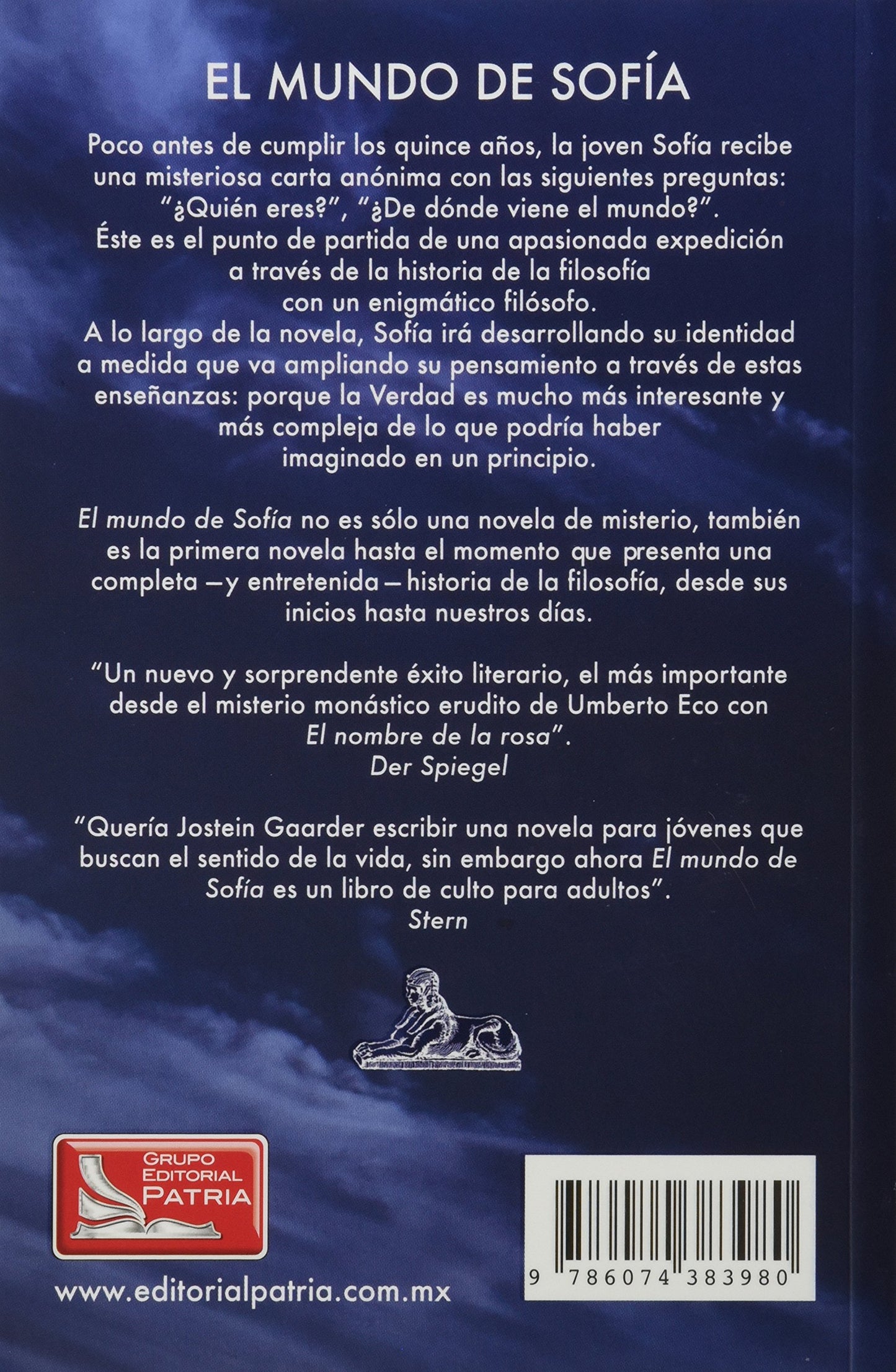 El Mundo De Sofia - Jostein Gaarder