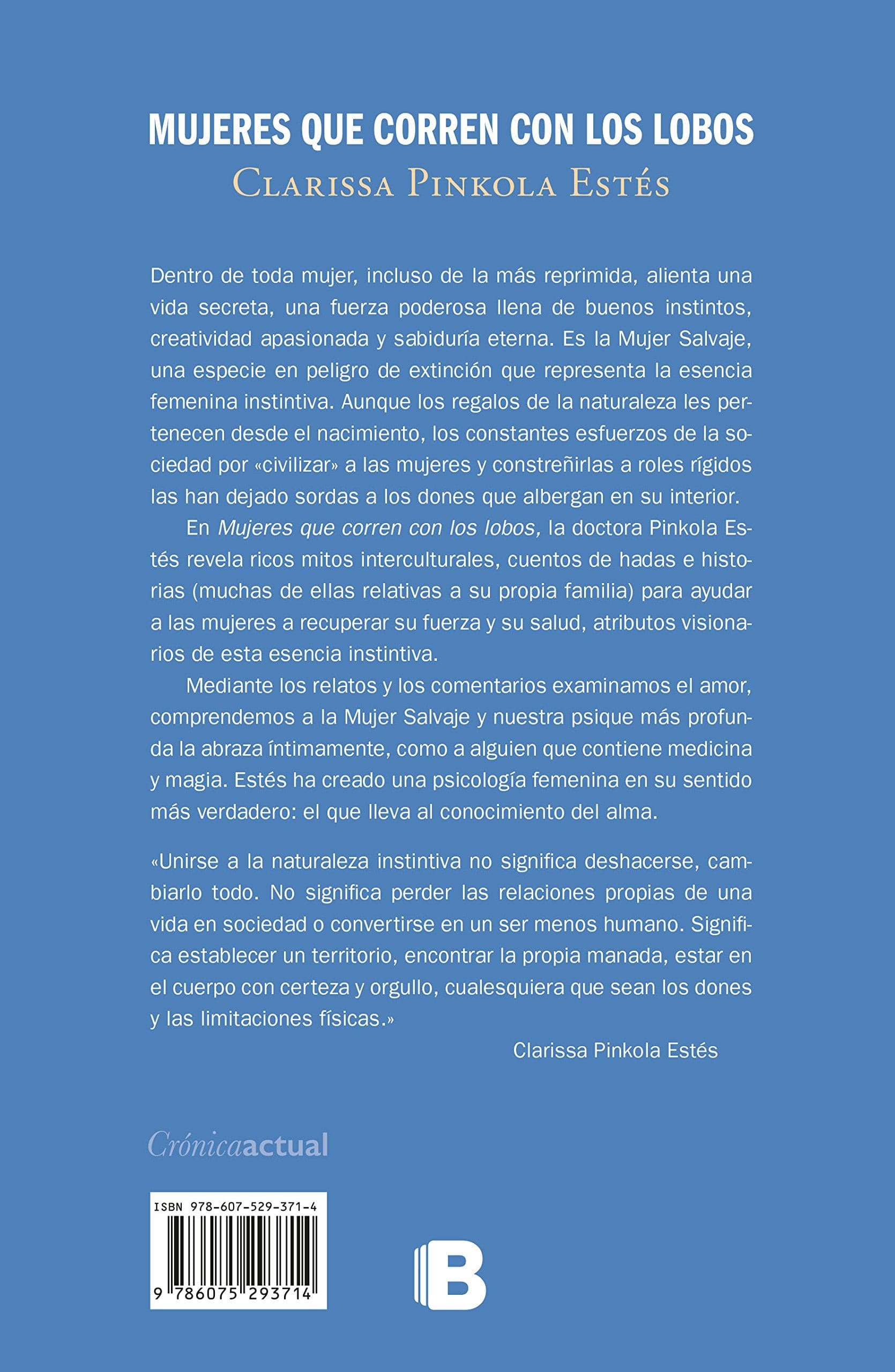 Mujeres Que Corren Con Lobos - Clarissa Pinkola Estés