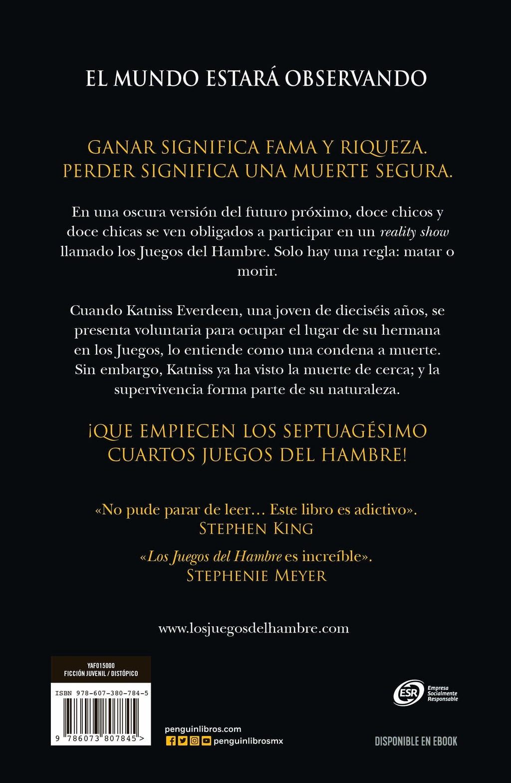 Los Juegos Del Hambre. Libro 1 - Suzanne Collins