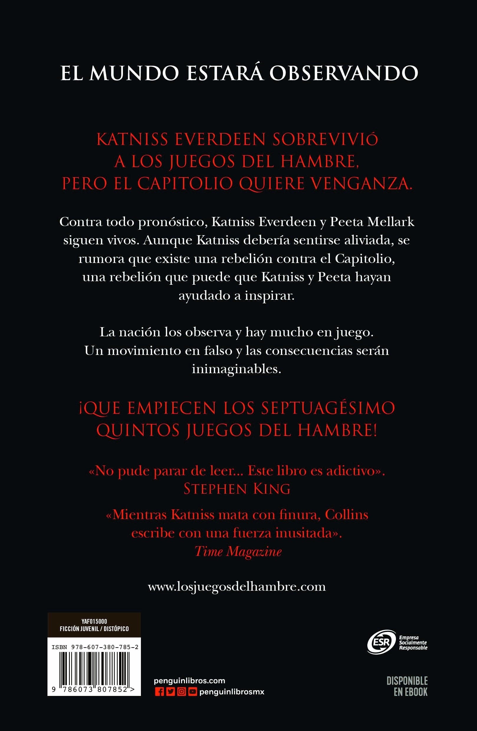 En Llamas. Los Juegos Del Hambre Libro 2 - Suzanne Collins