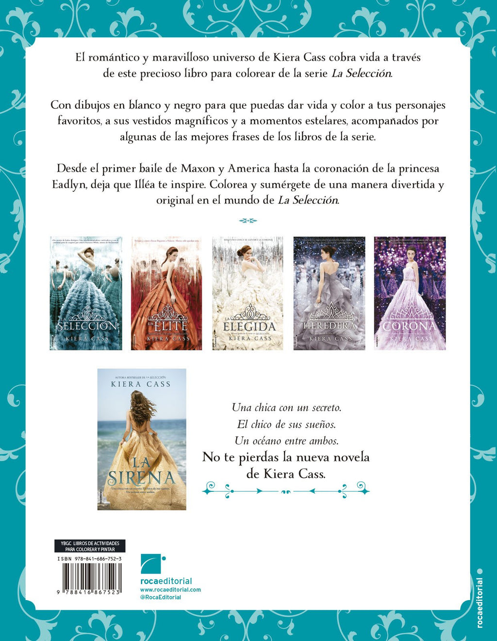 La Selección. Libro Para Colorear - Kiera Cass