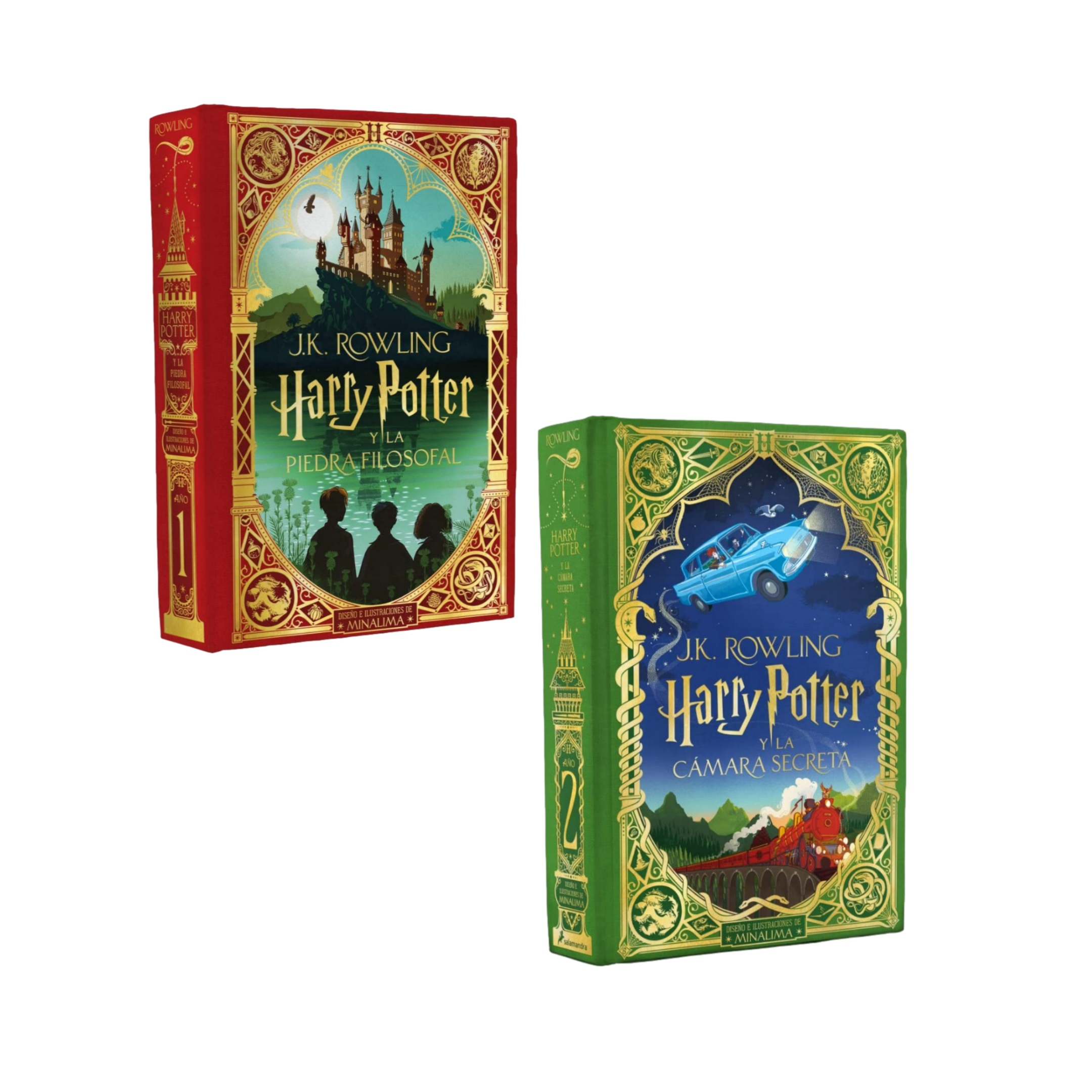 Pack Harry Potter 1 Y 2. Ediciones Ilustradas y Pop Up Minalima - J. K. Rowling (Joanne Kathleen Rowling)