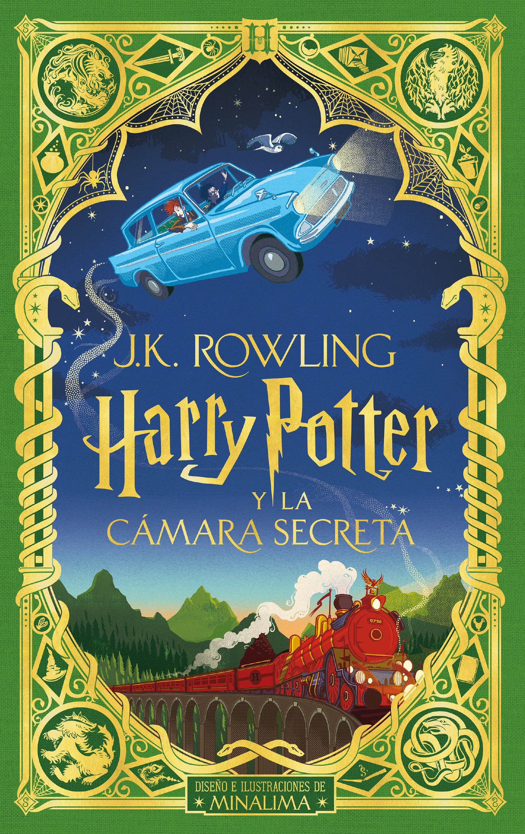 Harry Potter Y La Cámara Secreta. Edición Ilustrada Minalima - J. K. Rowling