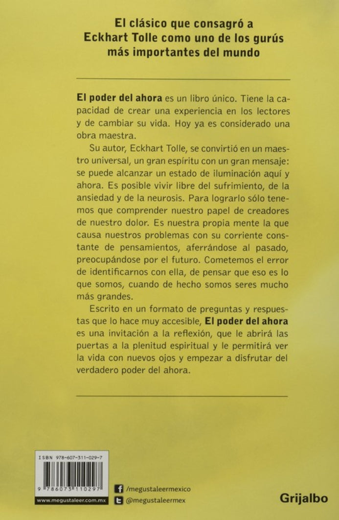 El Poder Del Ahora - Eckhart Tolle